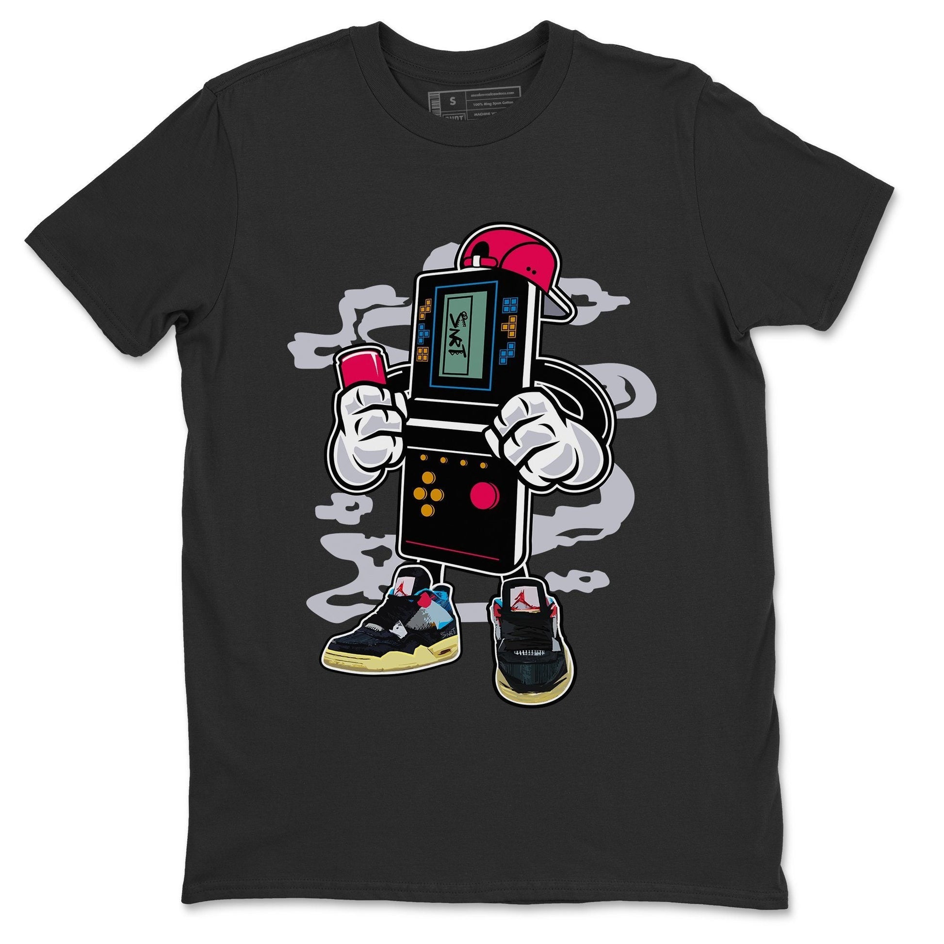 Jordan 4 Union Off Noir Sneaker Match Tees Game Boy Sneaker Tees Jordan 4 Union Off Noir Sneaker Release Tees Unisex Shirts