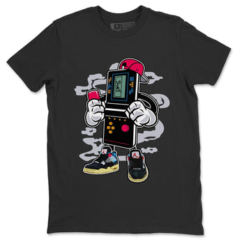 Jordan 4 Union Off Noir Sneaker Match Tees Game Boy Sneaker Tees Jordan 4 Union Off Noir Sneaker Release Tees Unisex Shirts