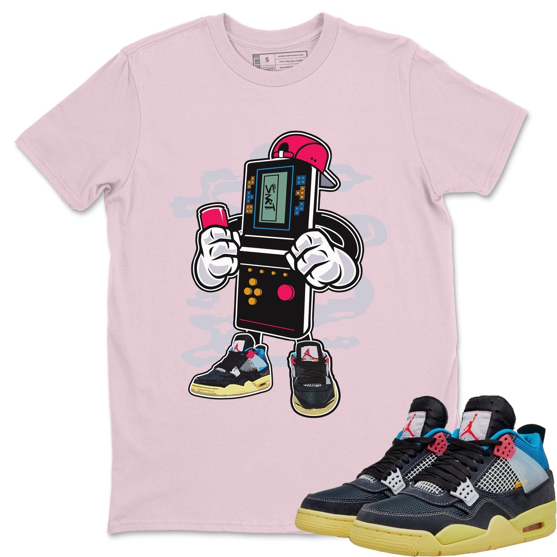 Jordan 4 Union Off Noir Sneaker Match Tees Game Boy Sneaker Tees Jordan 4 Union Off Noir Sneaker Release Tees Unisex Shirts