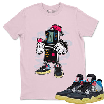 Jordan 4 Union Off Noir Sneaker Match Tees Game Boy Sneaker Tees Jordan 4 Union Off Noir Sneaker Release Tees Unisex Shirts