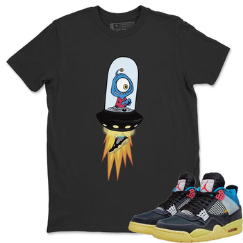 Jordan 4 Union Off Noir Sneaker Match Tees Alien Sneaker Tees Jordan 4 Union Off Noir Sneaker Release Tees Unisex Shirts