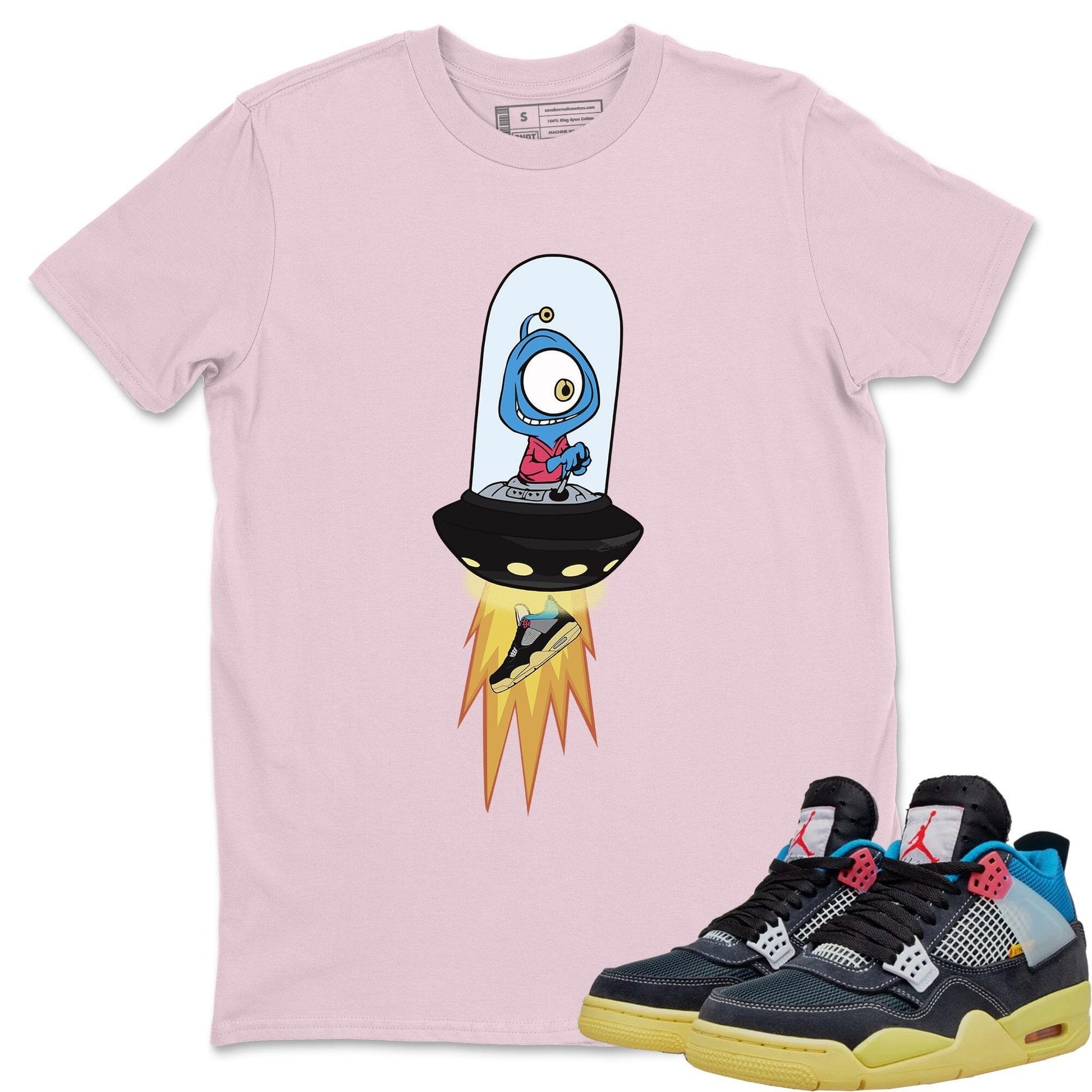 Jordan 4 Union Off Noir Sneaker Match Tees Alien Sneaker Tees Jordan 4 Union Off Noir Sneaker Release Tees Unisex Shirts