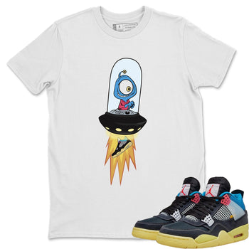 Jordan 4 Union Off Noir Sneaker Match Tees Alien Sneaker Tees Jordan 4 Union Off Noir Sneaker Release Tees Unisex Shirts