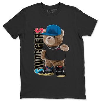 Jordan 4 Union Off Noir Sneaker Match Tees Bear Swaggers Sneaker Tees Jordan 4 Union Off Noir Sneaker Release Tees Unisex Shirts