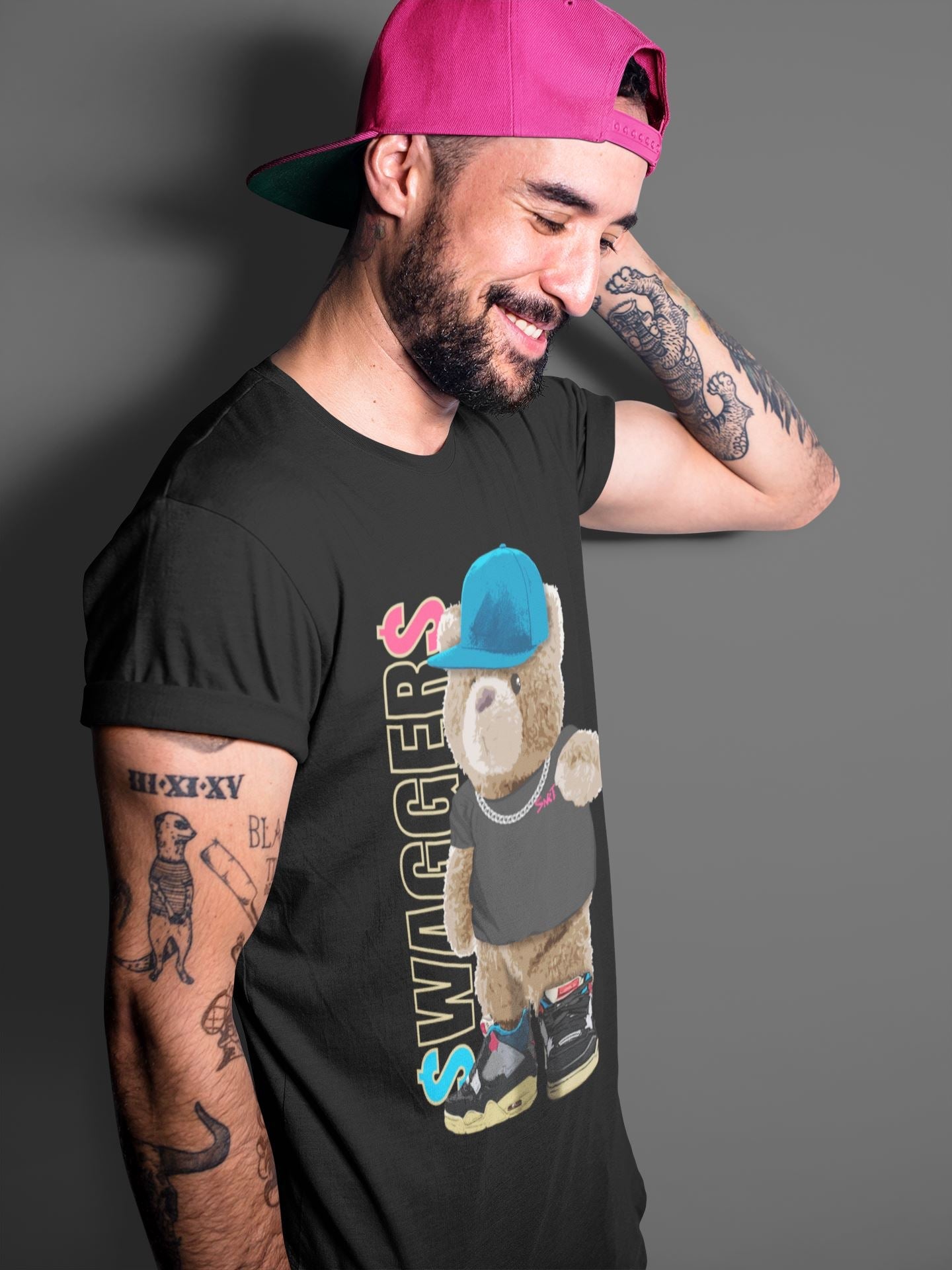 Jordan 4 Union Off Noir Sneaker Match Tees Bear Swaggers Sneaker Tees Jordan 4 Union Off Noir Sneaker Release Tees Unisex Shirts