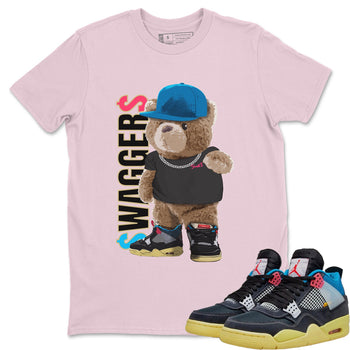 Jordan 4 Union Off Noir Sneaker Match Tees Bear Swaggers Sneaker Tees Jordan 4 Union Off Noir Sneaker Release Tees Unisex Shirts
