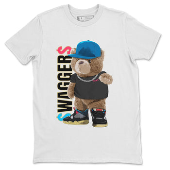 Jordan 4 Union Off Noir Sneaker Match Tees Bear Swaggers Sneaker Tees Jordan 4 Union Off Noir Sneaker Release Tees Unisex Shirts