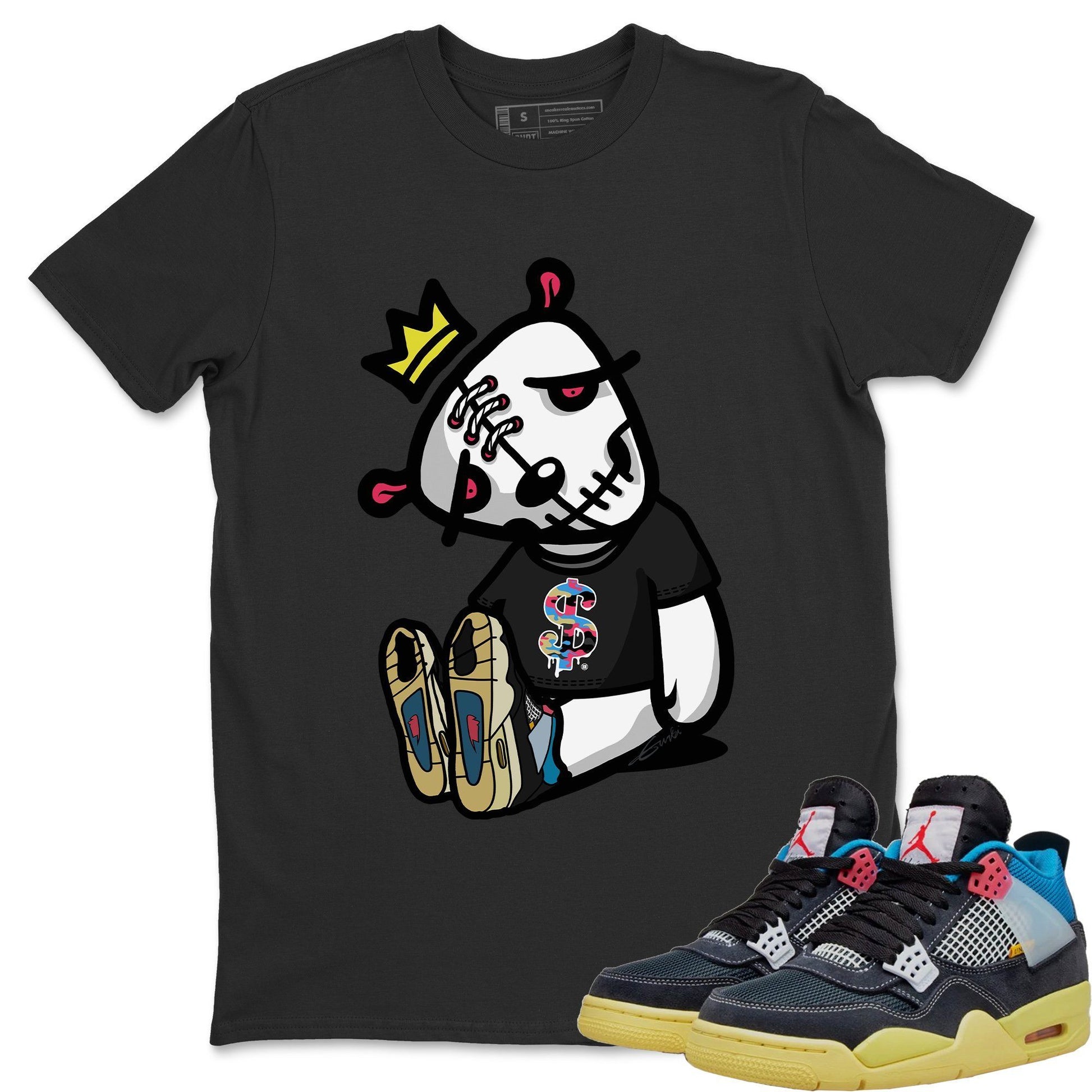 Jordan 4 Union Off Noir Sneaker Match Tees Dead Dolls Sneaker Tees Jordan 4 Union Off Noir Sneaker Release Tees Unisex Shirts