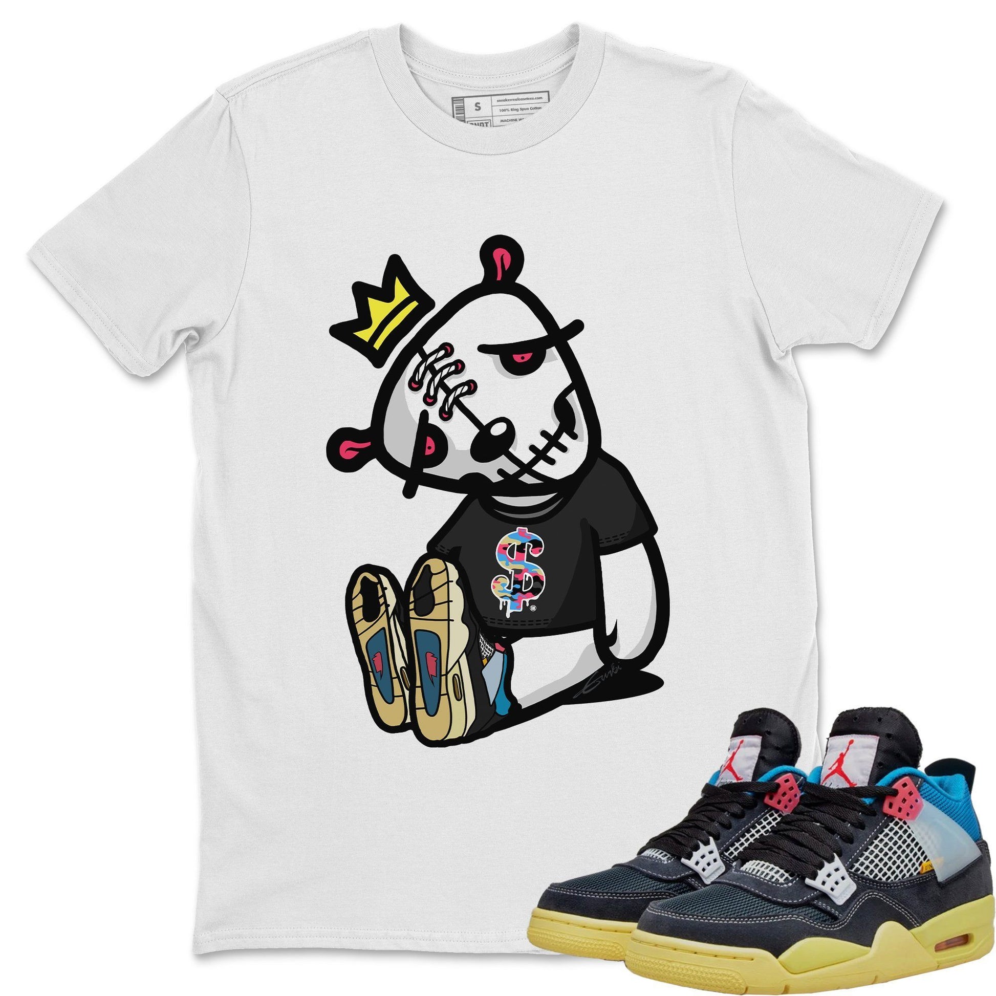 Jordan 4 Union Off Noir Sneaker Match Tees Dead Dolls Sneaker Tees Jordan 4 Union Off Noir Sneaker Release Tees Unisex Shirts