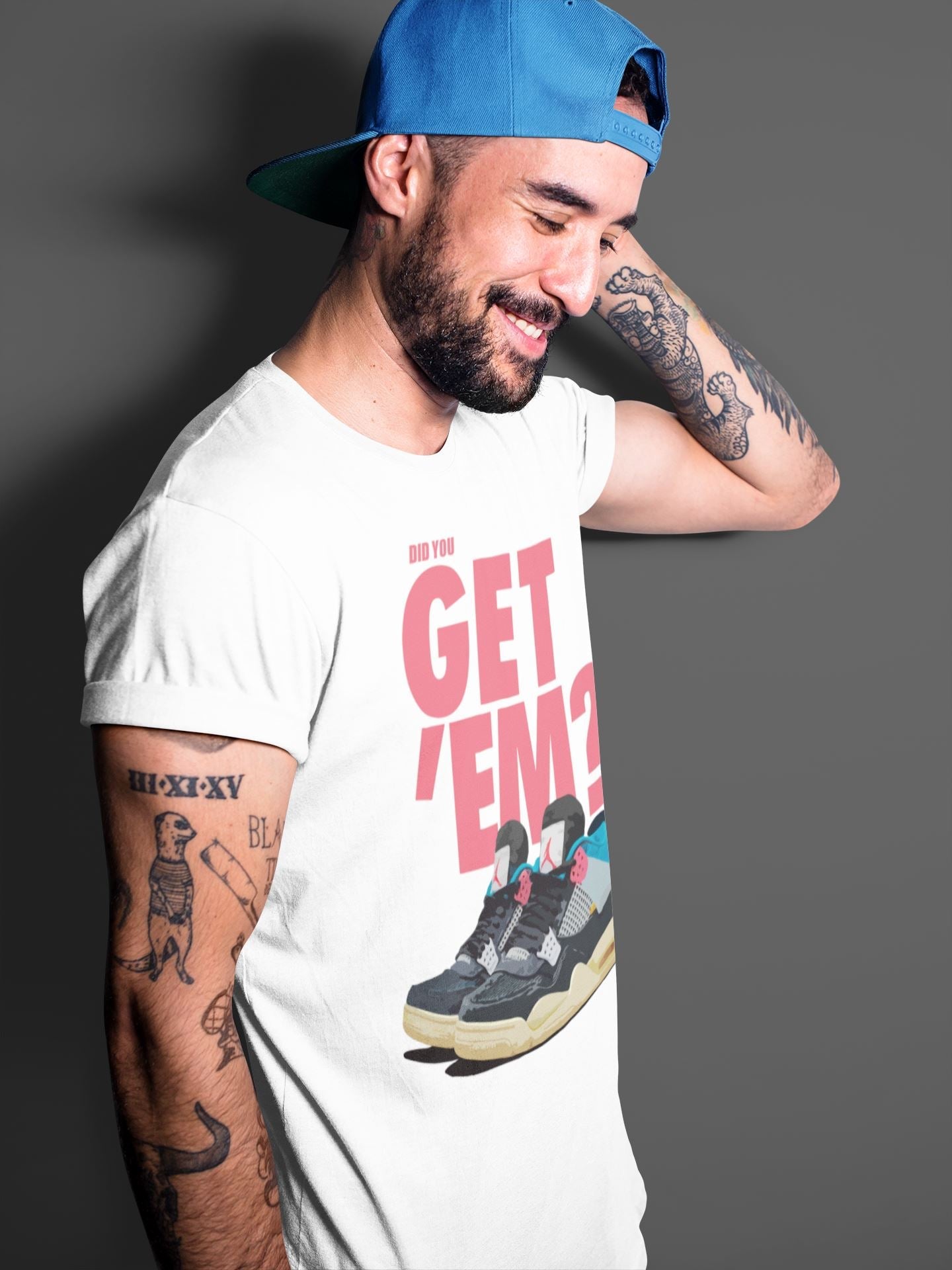 Jordan 4 Union Off Noir Sneaker Match Tees Did You Get Em SNRT Sneaker Tees Jordan 4 Union Off Noir SNRT Sneaker Release Tees Unisex Shirts