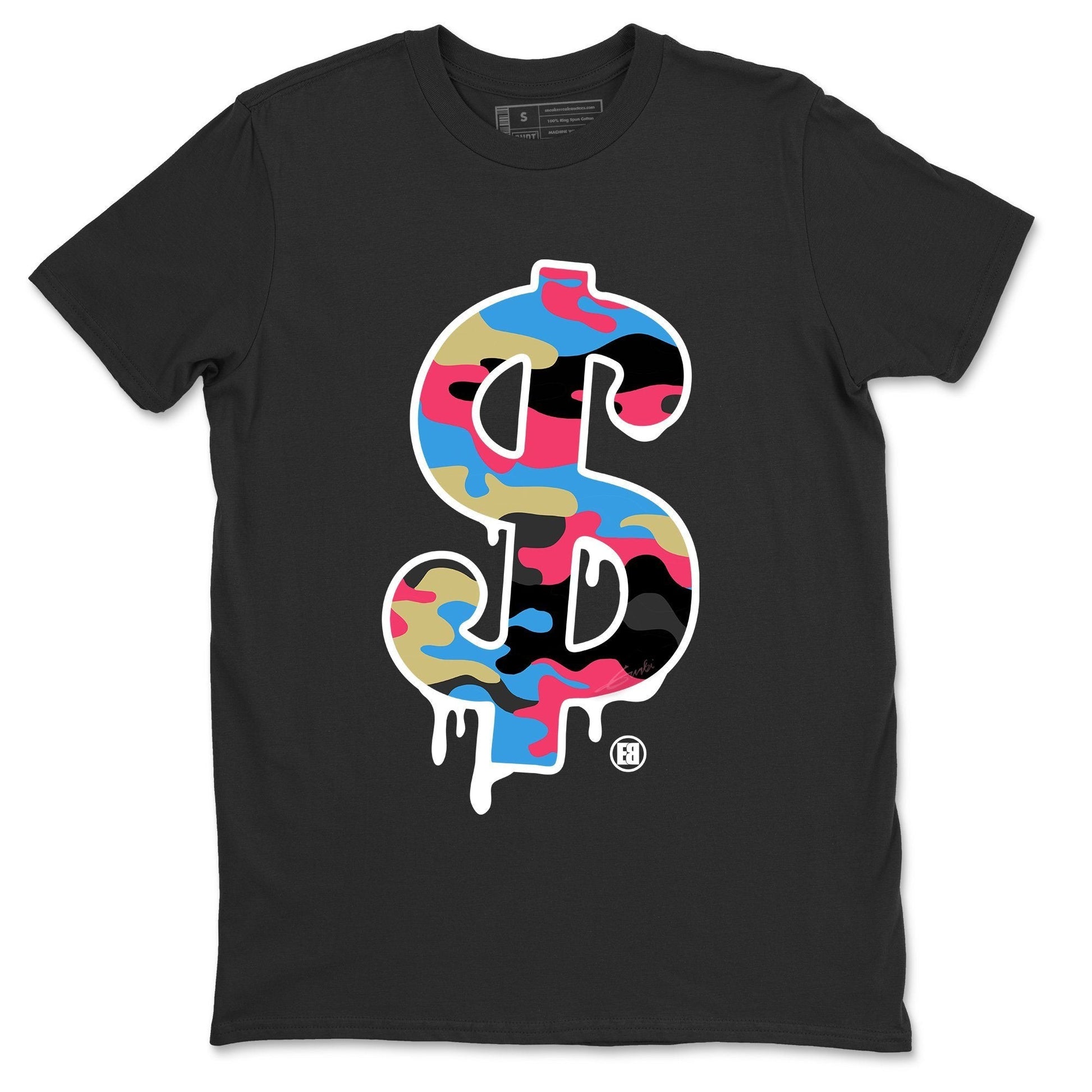 Jordan 4 Union Off Noir Sneaker Match Tees Dollar Camo Sneaker Tees Jordan 4 Union Off Noir Sneaker Release Tees Unisex Shirts