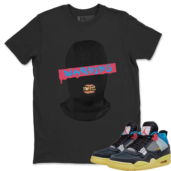Jordan 4 Union Off Noir Sneaker Match Tees Warning Sneaker Tees Jordan 4 Union Off Noir Sneaker Release Tees Unisex Shirts