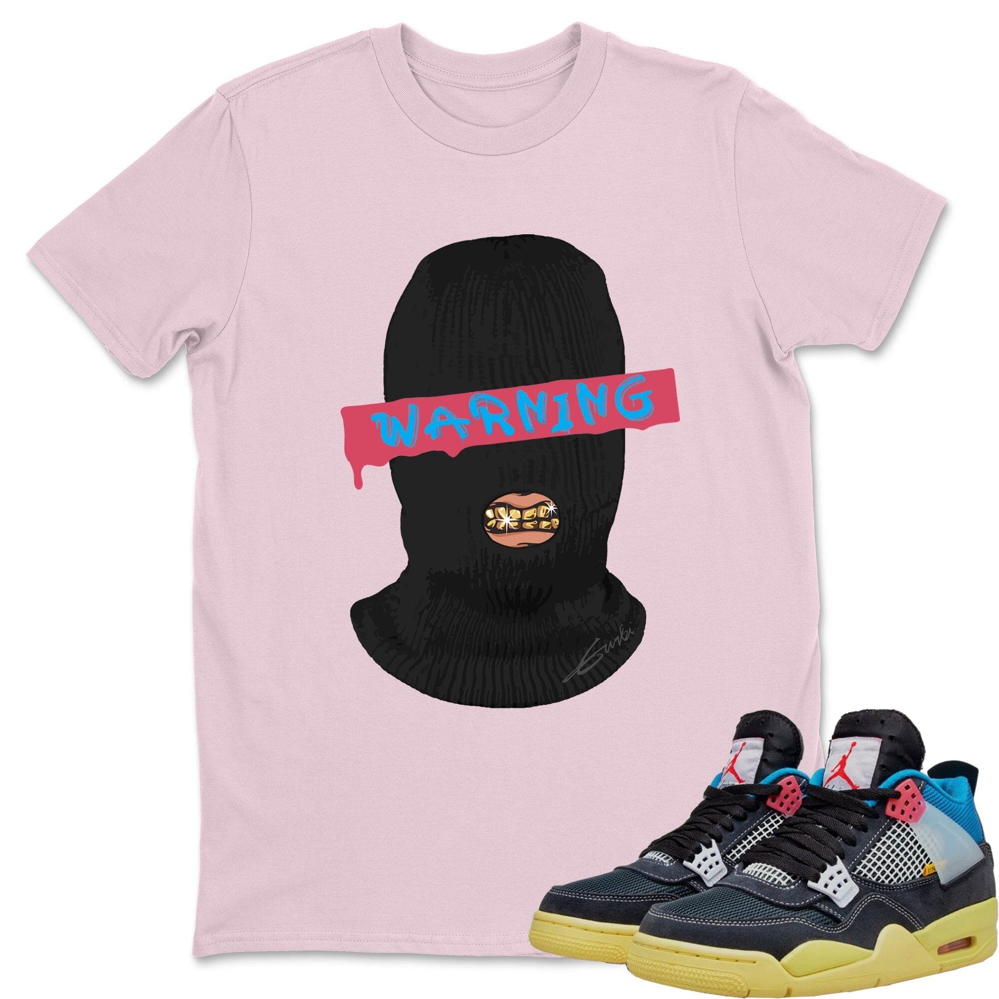 Jordan 4 Union Off Noir Sneaker Match Tees Warning Sneaker Tees Jordan 4 Union Off Noir Sneaker Release Tees Unisex Shirts