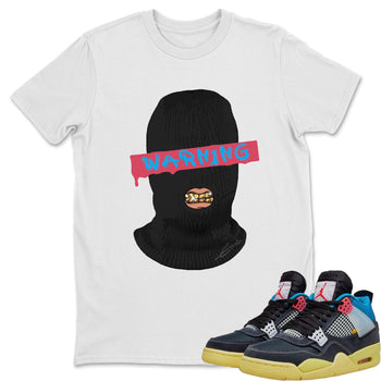 Jordan 4 Union Off Noir Sneaker Match Tees Warning Sneaker Tees Jordan 4 Union Off Noir Sneaker Release Tees Unisex Shirts