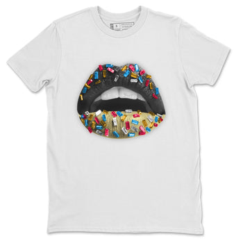 Jordan 4 Union Off Noir Sneaker Match Tees Lips Jewel Sneaker Tees Jordan 4 Union Off Noir Sneaker Release Tees Unisex Shirts