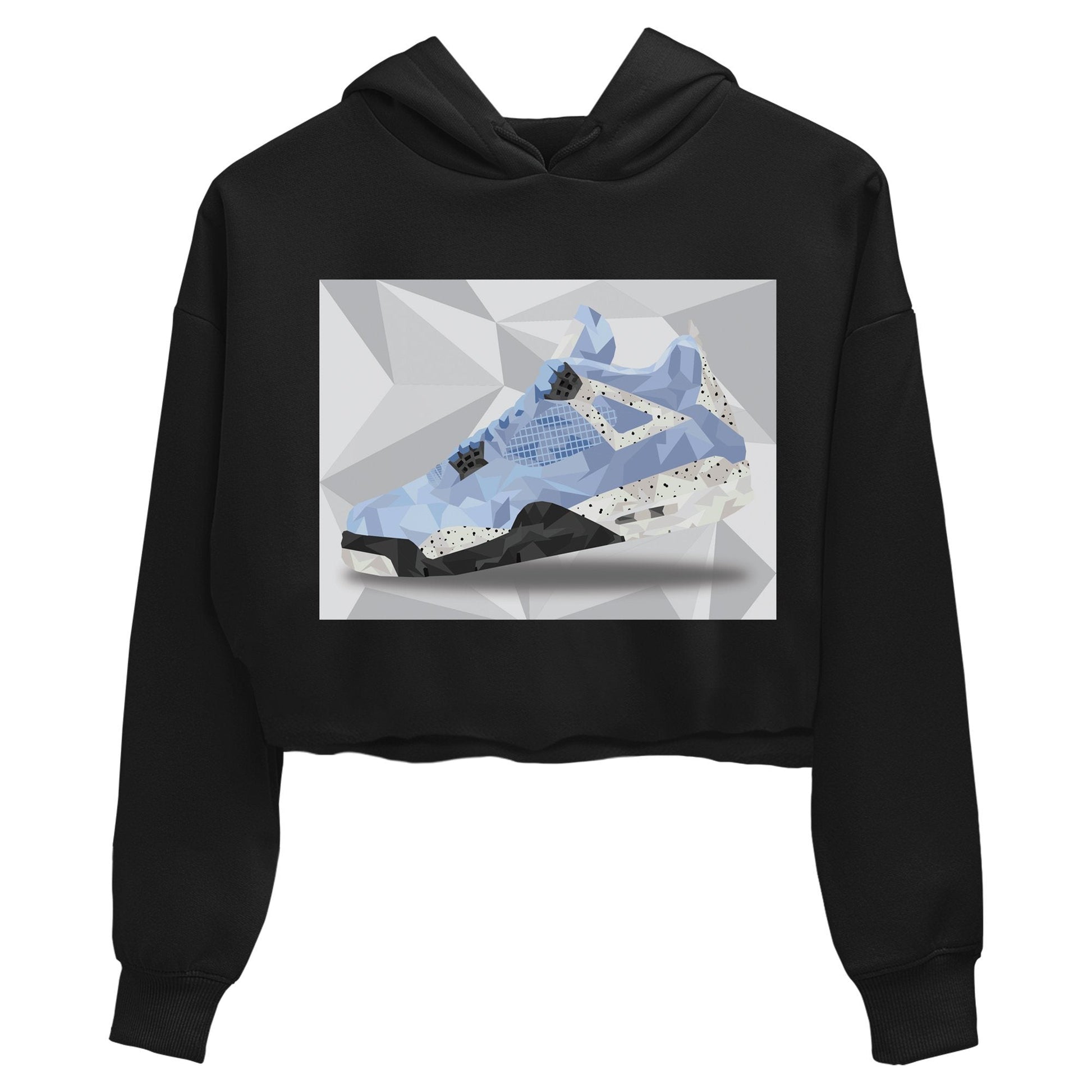 Jordan 4 University Blue Sneaker Match Tees Shoe Polygon Sneaker Tees Jordan 4 University Blue Sneaker Release Tees Women's Shirts
