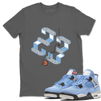 Jordan 4 University Blue Sneaker Match Tees Steps Sneaker Tees Jordan 4 University Blue Sneaker Release Tees Unisex Shirts