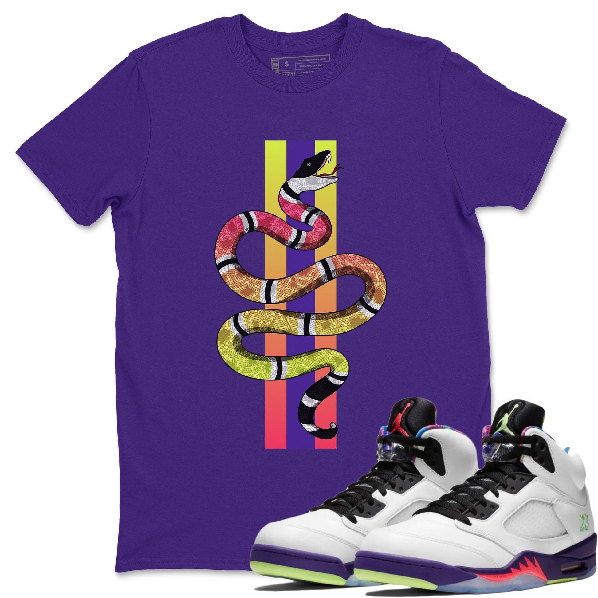 Jordan 5 Ghost Green Sneaker Match Tees Snake Sneaker Tees Jordan 5 Ghost Green Sneaker Release Tees Unisex Shirts