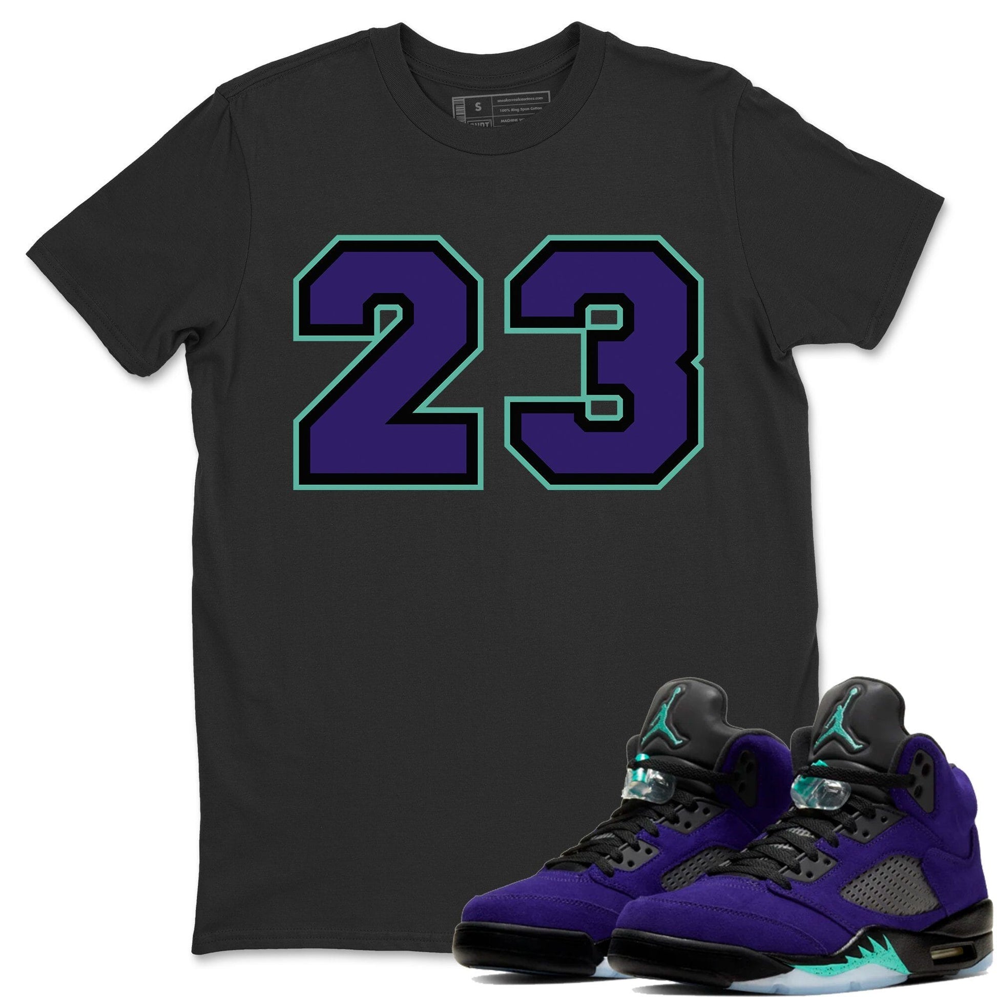 Jordan 5 Purple Grape Sneaker Match Tees 23 Sneaker Tees Jordan 5 Purple Grape Sneaker Release Tees Unisex Shirts