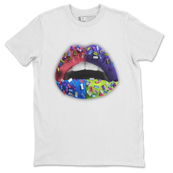 Jordan 5 Ghost Green Sneaker Match Tees Lips Jewel Sneaker Tees Jordan 5 Ghost Green Sneaker Release Tees Unisex Shirts