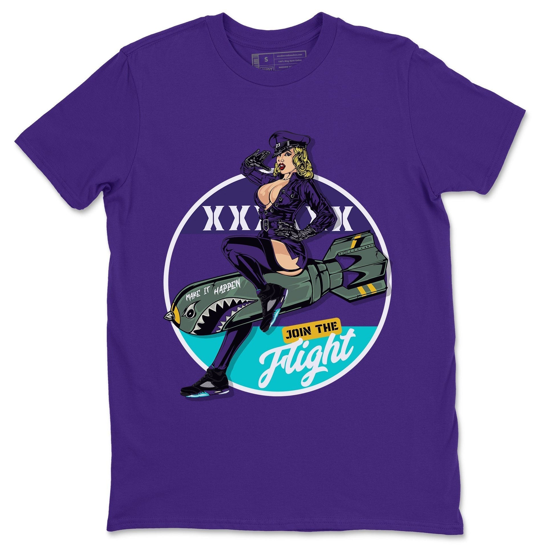 Jordan 5 Black Grape Sneaker Match Tees Pin Up Girl Sneaker Tees Jordan 5 Black Grape Sneaker Release Tees Unisex Shirts