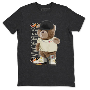 Jordan 5 OFF-WHITE Sail Sneaker Match Tees Bear Swaggers Sneaker Tees Jordan 5 OFF-WHITE Sail Sneaker Release Tees Unisex Shirts