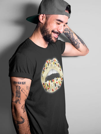 Jordan 5 OFF-WHITE Sail Sneaker Match Tees Lips Jewel Sneaker Tees Jordan 5 OFF-WHITE Sail Sneaker Release Tees Unisex Shirts