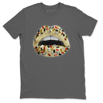 Jordan 5 OFF-WHITE Sail Sneaker Match Tees Lips Jewel Sneaker Tees Jordan 5 OFF-WHITE Sail Sneaker Release Tees Unisex Shirts