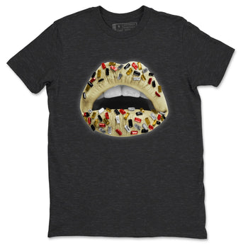 Jordan 5 OFF-WHITE Sail Sneaker Match Tees Lips Jewel Sneaker Tees Jordan 5 OFF-WHITE Sail Sneaker Release Tees Unisex Shirts