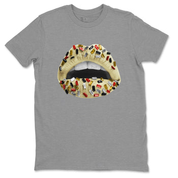 Jordan 5 OFF-WHITE Sail Sneaker Match Tees Lips Jewel Sneaker Tees Jordan 5 OFF-WHITE Sail Sneaker Release Tees Unisex Shirts