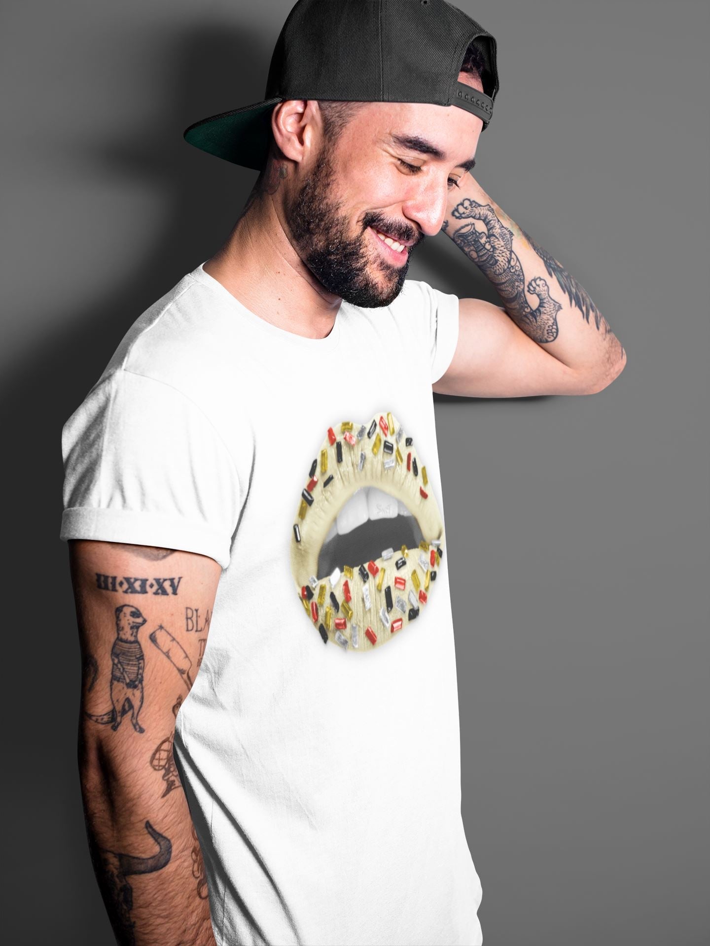 Jordan 5 OFF-WHITE Sail Sneaker Match Tees Lips Jewel Sneaker Tees Jordan 5 OFF-WHITE Sail Sneaker Release Tees Unisex Shirts