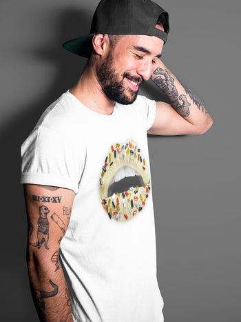 Jordan 5 OFF-WHITE Sail Sneaker Match Tees Lips Jewel Sneaker Tees Jordan 5 OFF-WHITE Sail Sneaker Release Tees Unisex Shirts