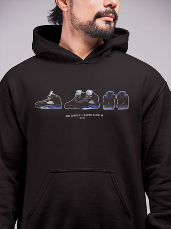 Jordan 5 Racer Blue Sneaker Match Tees Air Jordan 5 Prelude Sneaker Tees Jordan 5 Racer Blue Sneaker Release Tees Unisex Shirts