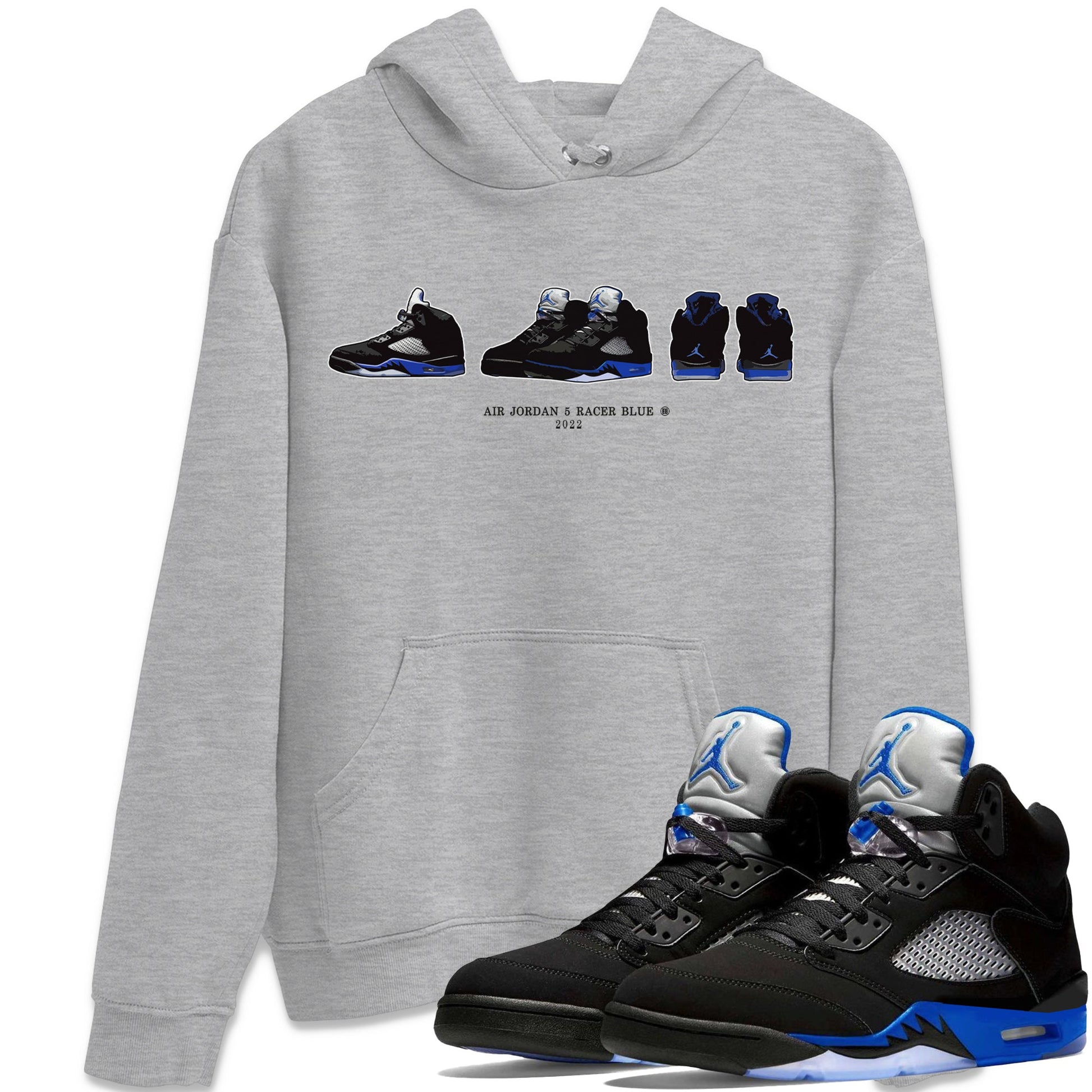 Jordan 5 Racer Blue Sneaker Match Tees Air Jordan 5 Prelude Sneaker Tees Jordan 5 Racer Blue Sneaker Release Tees Unisex Shirts