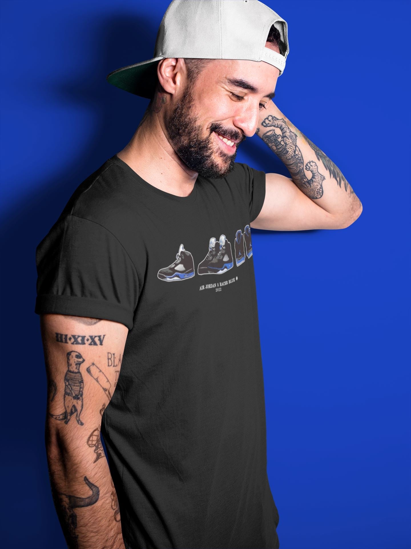 Jordan 5 Racer Blue Sneaker Match Tees Air Jordan 5 Prelude Sneaker Tees Jordan 5 Racer Blue Sneaker Release Tees Unisex Shirts