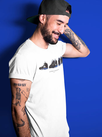 Jordan 5 Racer Blue Sneaker Match Tees Air Jordan 5 Prelude Sneaker Tees Jordan 5 Racer Blue Sneaker Release Tees Unisex Shirts