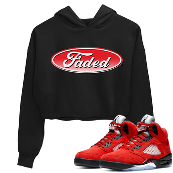 Jordan 5 Raging Bull Sneaker Match Tees Faded Sneaker Tees Jordan 5 Raging Bull Sneaker Release Tees Women's Shirts