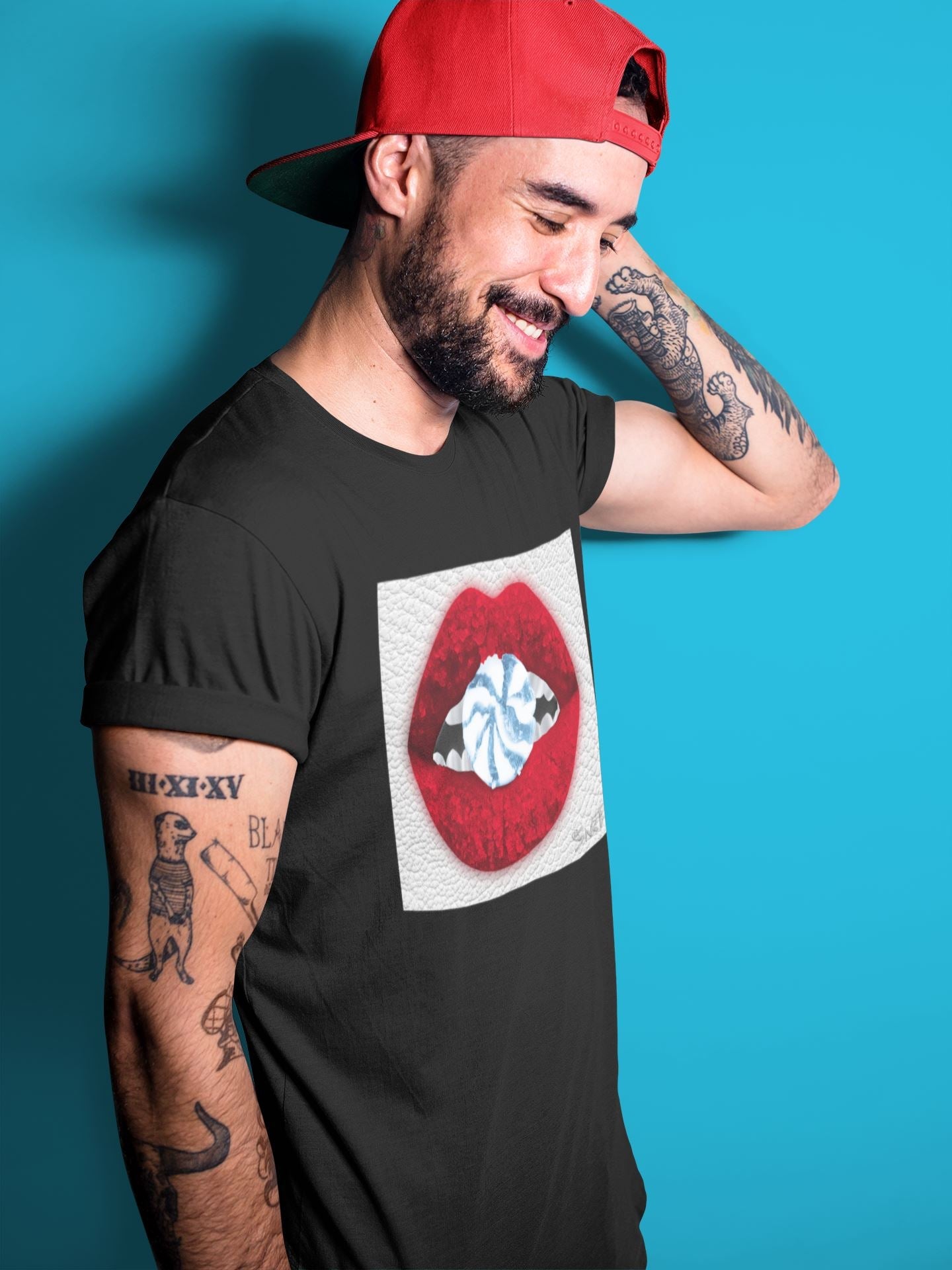 Jordan 5 Fire Red Sneaker Match Tees Lips Candy Sneaker Tees Jordan 5 Fire Red Sneaker Release Tees Unisex Shirts