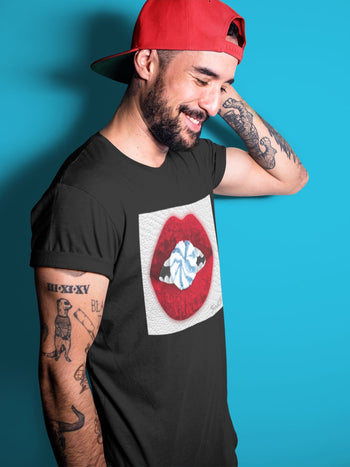 Jordan 5 Fire Red Sneaker Match Tees Lips Candy Sneaker Tees Jordan 5 Fire Red Sneaker Release Tees Unisex Shirts