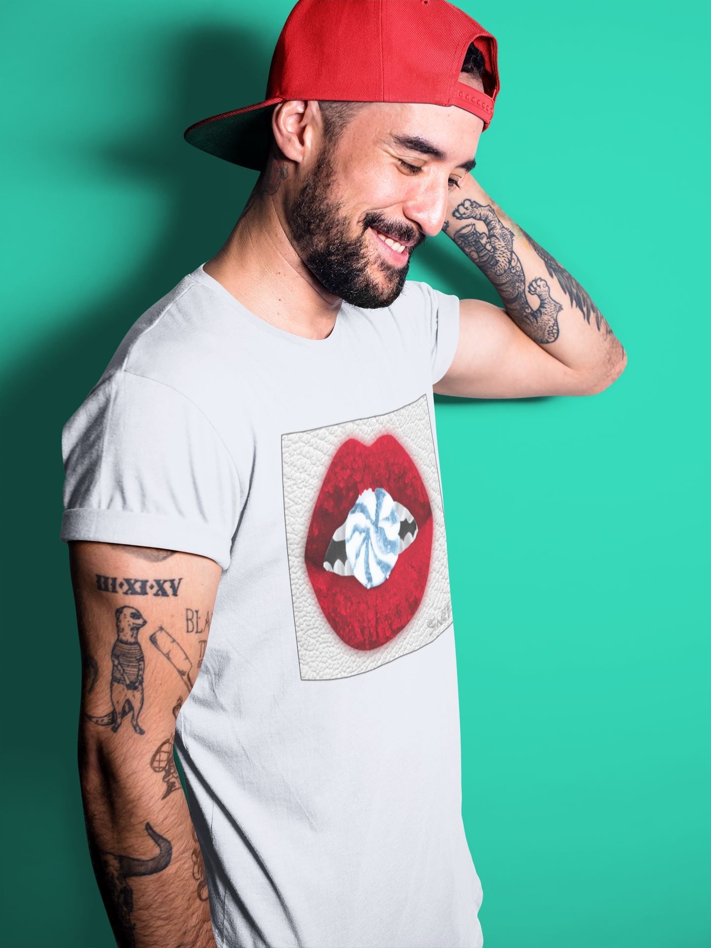 Jordan 5 Fire Red Sneaker Match Tees Lips Candy Sneaker Tees Jordan 5 Fire Red Sneaker Release Tees Unisex Shirts
