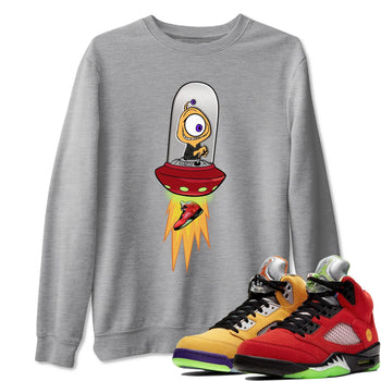 Jordan 5 What The Sneaker Match Tees Alien Sneaker Tees Jordan 5 What The Sneaker Release Tees Unisex Shirts