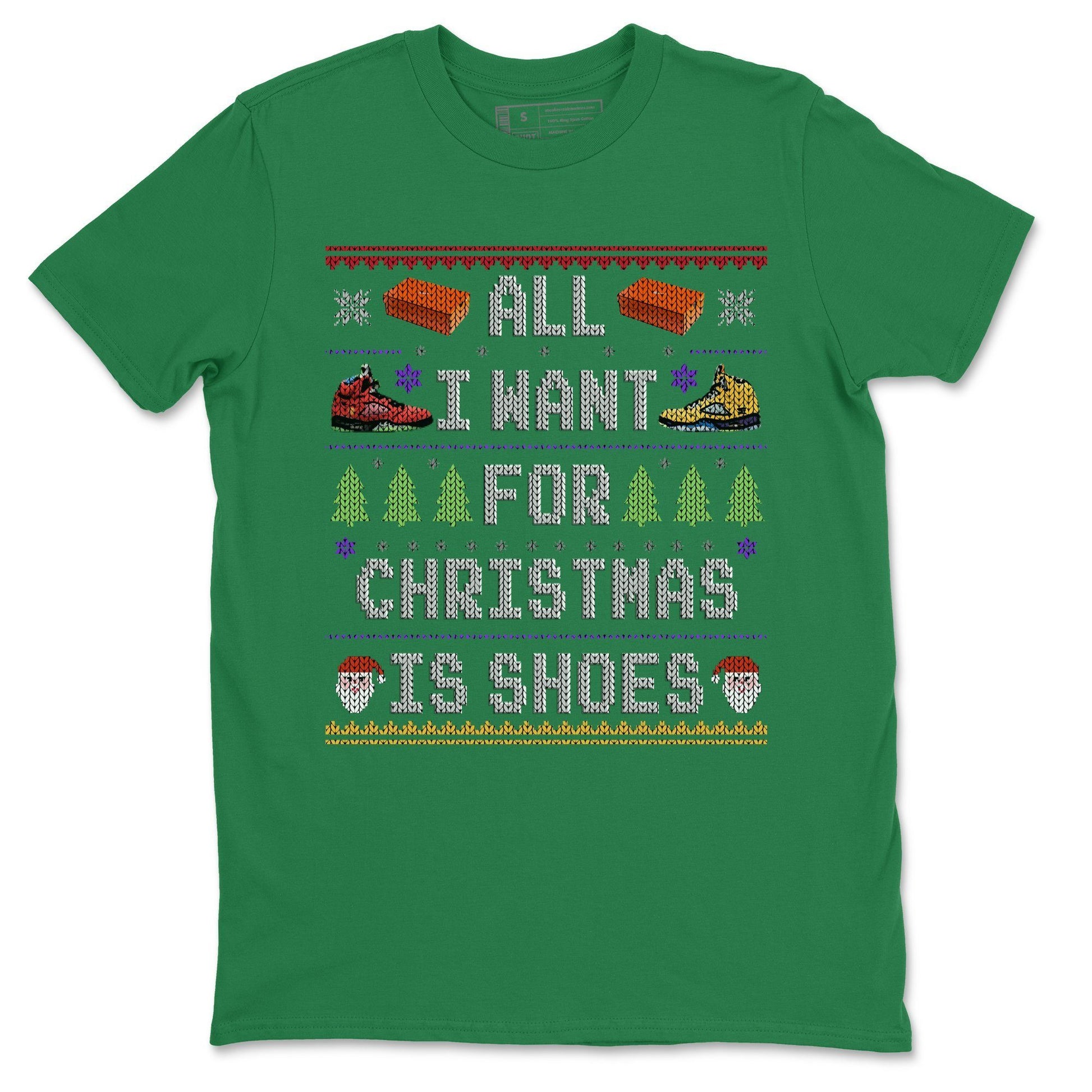 Jordan 5 What The Sneaker Match Tees All i want for christmas is shoes Sneaker Tees Jordan 5 What The Sneaker Release Tees Unisex Shirts