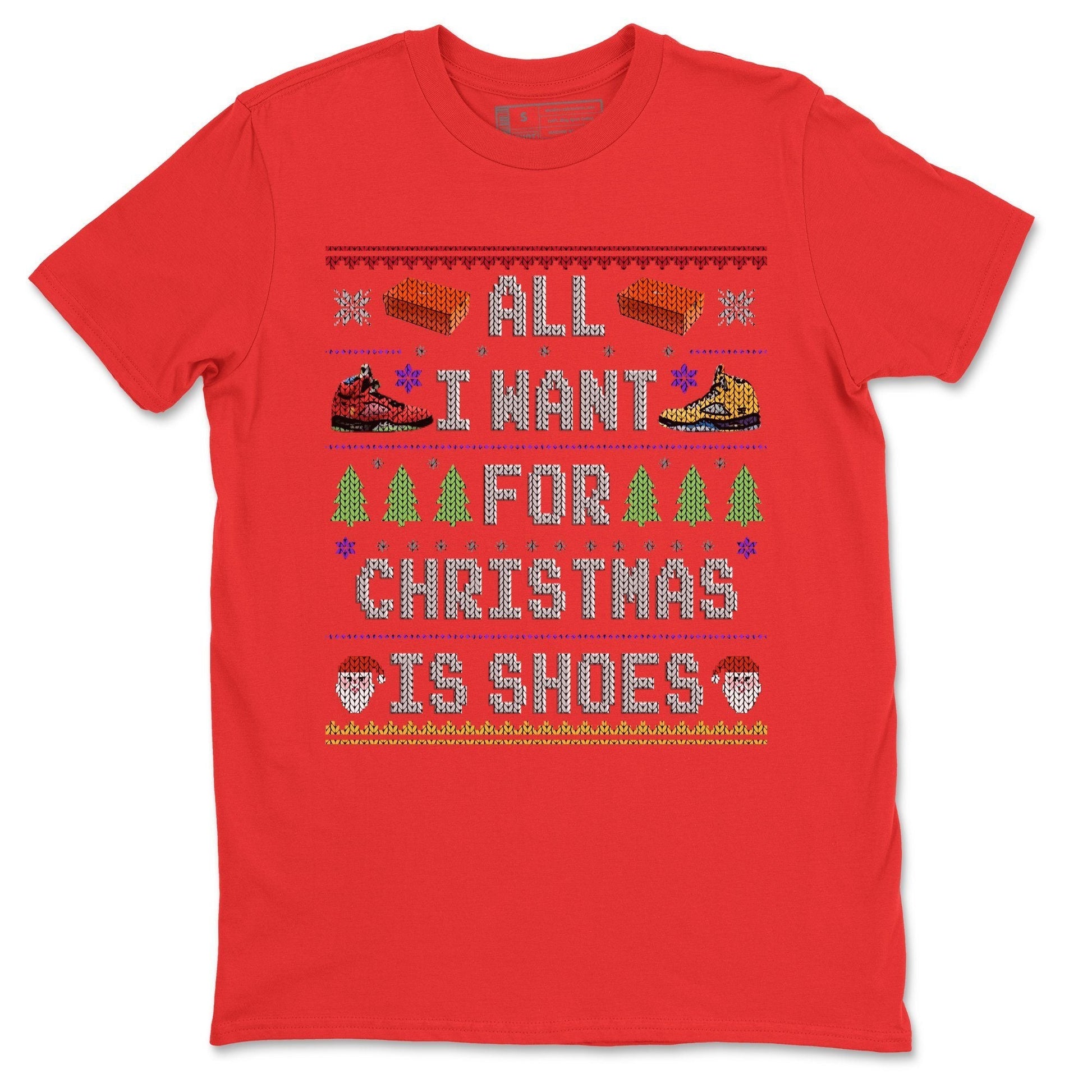 Jordan 5 What The Sneaker Match Tees All i want for christmas is shoes Sneaker Tees Jordan 5 What The Sneaker Release Tees Unisex Shirts