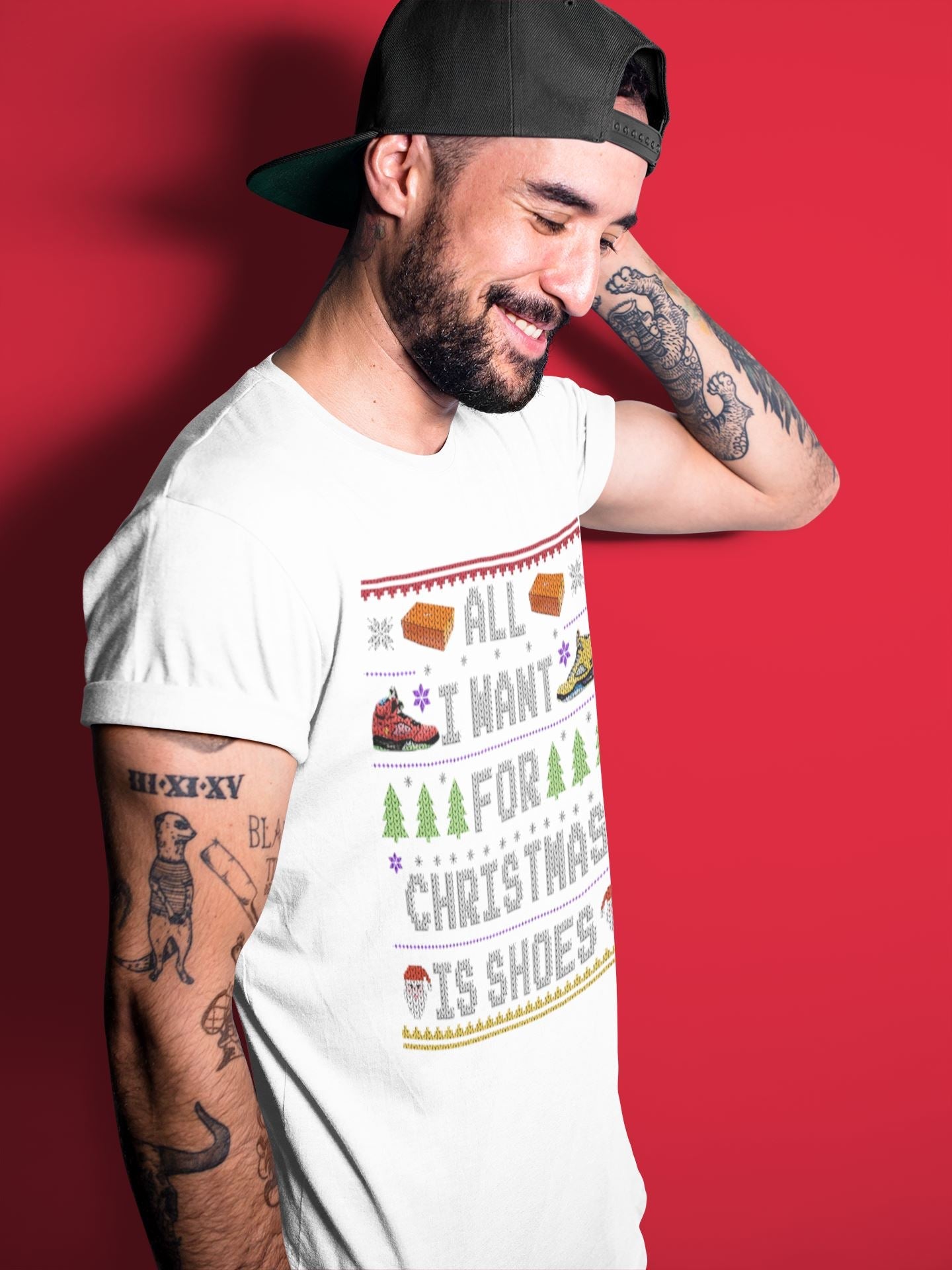 Jordan 5 What The Sneaker Match Tees All i want for christmas is shoes Sneaker Tees Jordan 5 What The Sneaker Release Tees Unisex Shirts