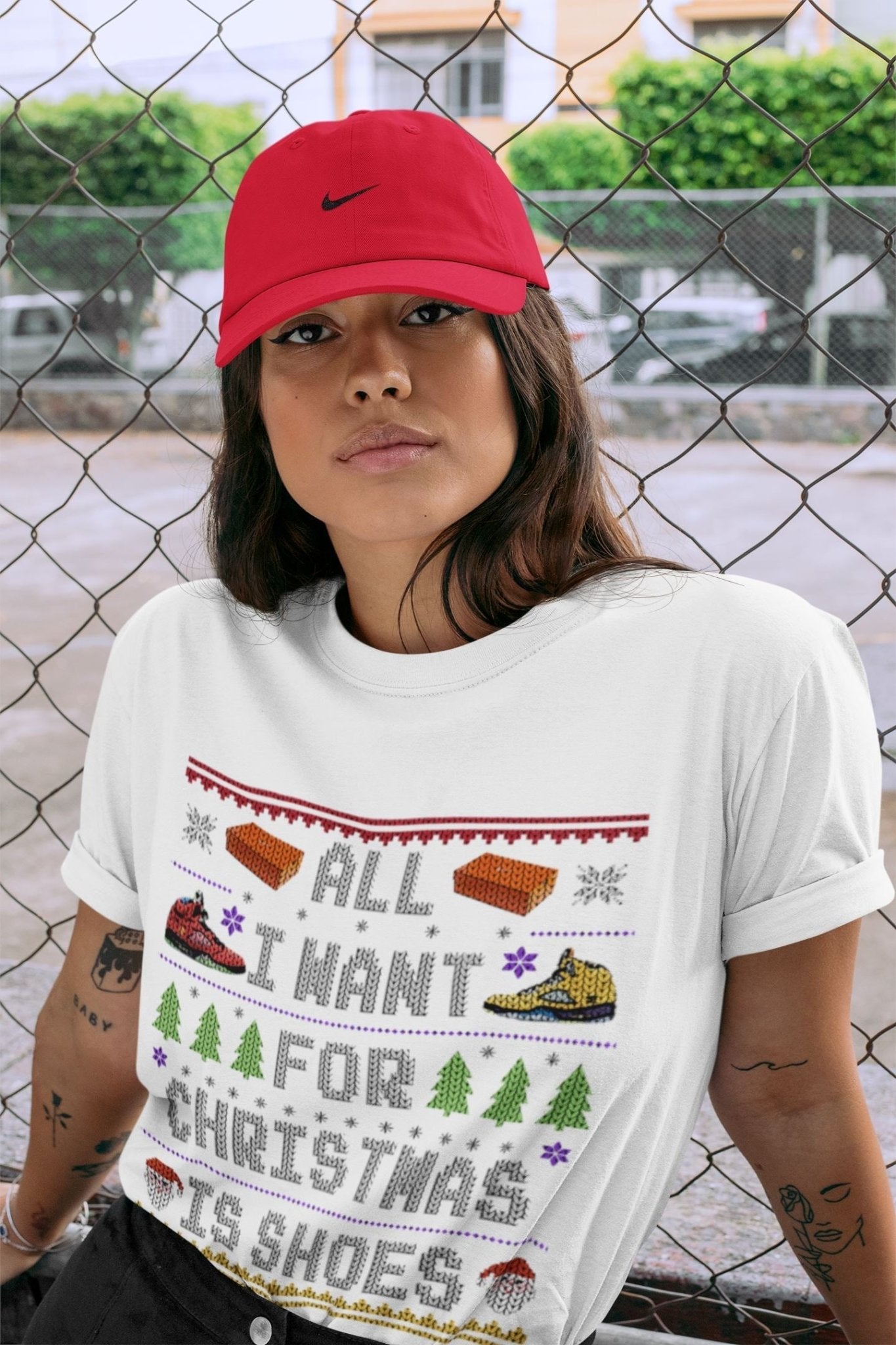 Jordan 5 What The Sneaker Match Tees All i want for christmas is shoes Sneaker Tees Jordan 5 What The Sneaker Release Tees Unisex Shirts