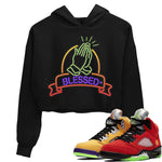 Jordan 5 What The Sneaker Match Tees Blessed Sneaker Tees Jordan 5 What The Sneaker Release Tees Women's Shirts