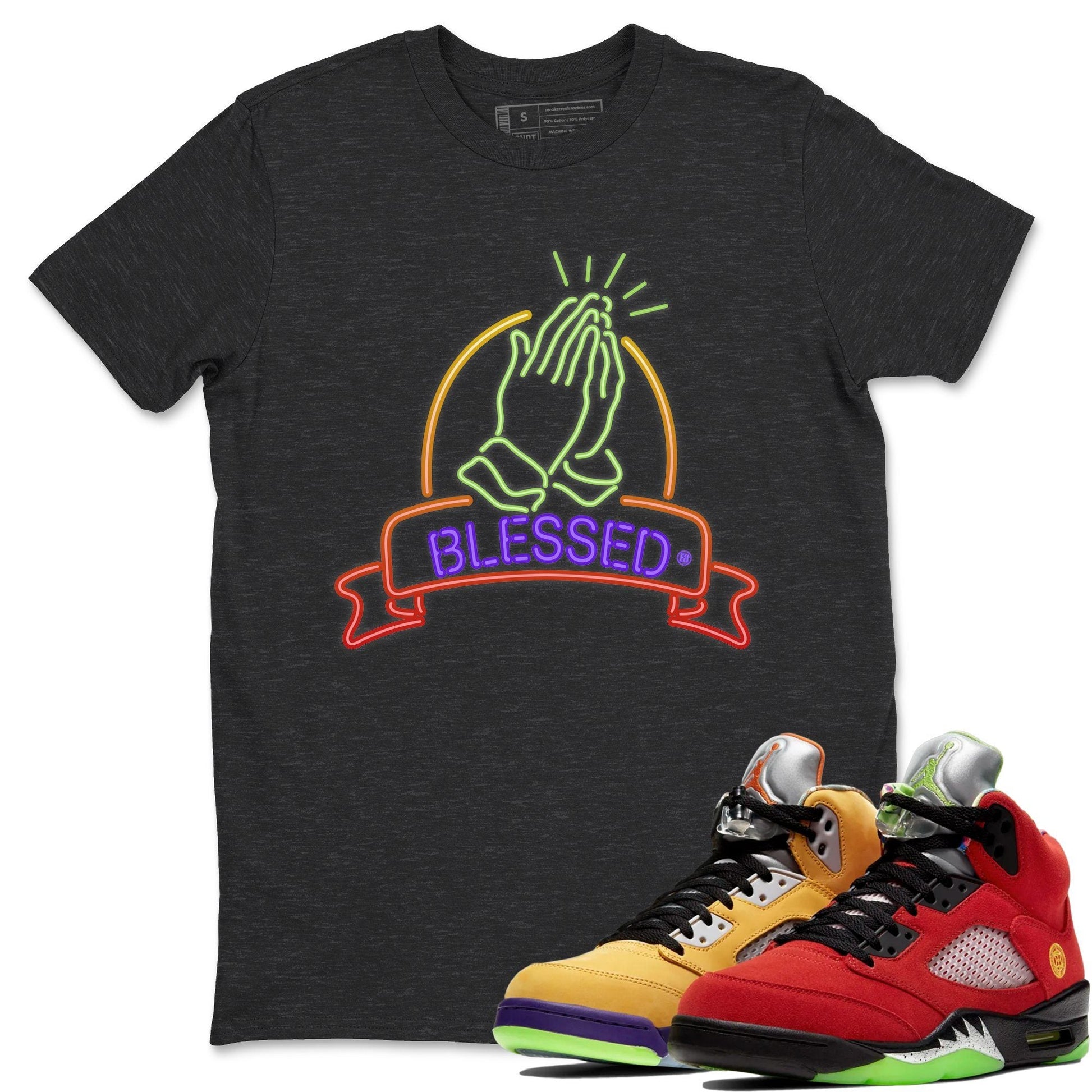 Jordan 5 What The Sneaker Match Tees Blessed Sneaker Tees Jordan 5 What The Sneaker Release Tees Unisex Shirts