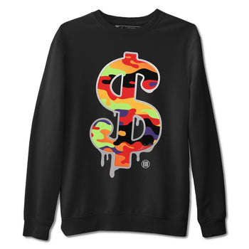 Jordan 5 What The Sneaker Match Tees Dollar Camo Sneaker Tees Jordan 5 What The Sneaker Release Tees Unisex Shirts