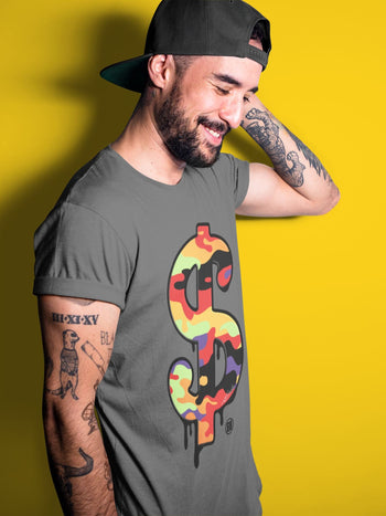 Jordan 5 What The Sneaker Match Tees Dollar Camo Sneaker Tees Jordan 5 What The Sneaker Release Tees Unisex Shirts