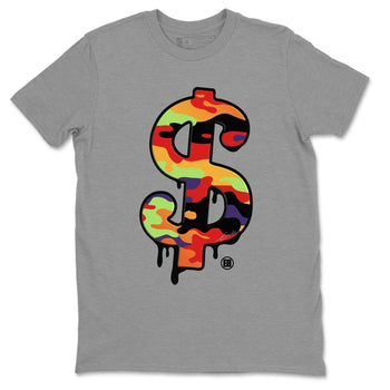 Jordan 5 What The Sneaker Match Tees Dollar Camo Sneaker Tees Jordan 5 What The Sneaker Release Tees Unisex Shirts